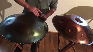 Florian Betz plays F Sunpan with Meridian Handpan [upl. by Michel]