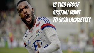 Is This Proof Arsenal Want To Sign Lacazette  AFTV Transfer Daily [upl. by Nodnarg582]