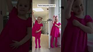 Twins telepathy challenge with identical twins 😱 [upl. by Zaneski]