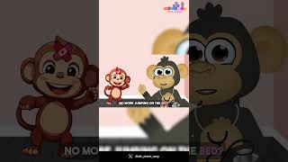 Five Little Monkeys Jumping on the Bed • Nursery Rhymes Song with Lyrics • Cartoon Kids Songs [upl. by Ressler995]