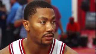 Derrick Rose  Interview  Media Day 2013 [upl. by Atima]