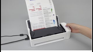 How to scan documents with Uturn scan on the ScanSnap iX1300 [upl. by Eiramasil]