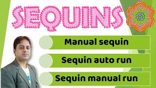 How to use sequin in wilcom  basics of sequin  how to make manual sequin  amrish virani  wilcom [upl. by Reba]