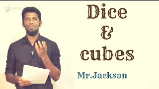 Dice and cubes  Reasoning trick  RRB NTPC Tamil MrJackson [upl. by Berardo]