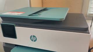 HP OfficeJet Pro 8028e All in One Wireless Color Inkjet Printer Review [upl. by Crowe854]