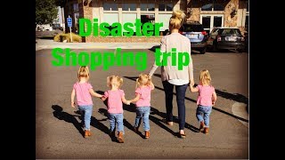 A DISASTER SHOPPING TRIP WITH QUADRUPLETS [upl. by Joelle]