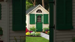 Transform Your Backyard with this EPIC Shed Idea DIY 2024 garden backyard [upl. by Dikmen]