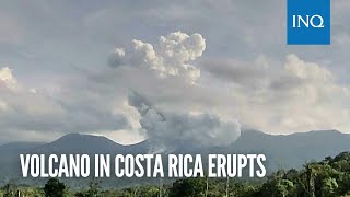 Volcano in Costa Rica erupts [upl. by Yendys938]