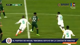 EL PARTIDO DE MIGUEL TERCEROS  INTERVENCIONES DEL JUVENIL ANTE SENEGAL [upl. by Ydissak]