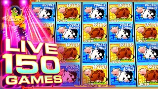 THATS THE WAY MASSIVE BONUS 150 GAMES TRIGGER Invaders Attack From the Planet Moolah SLOT [upl. by Sykes]