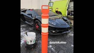 All Black Aventador with them red guts [upl. by Ynohtna]