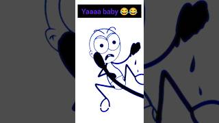 Yaaaa baby 😂😂 4k shorts short animation funny [upl. by Eidualc]