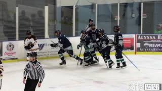 PJHL  Goderich Flyers vs Fergus Whalers [upl. by Eirallih981]