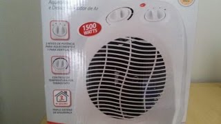 Aquecedor E Desumidificador TERMO VENTILADOR De Ar Mondial 1500w 127v Sc13300 [upl. by Nnylassej]