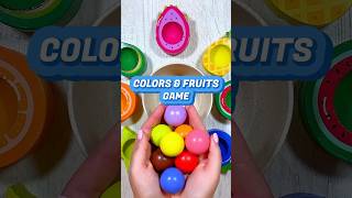 Color Sorting and Fruits for Toddlers  Educational Activities for Toddlers shorts [upl. by Claudetta902]