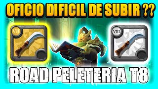 Asi subi peleteria al TIER 8  Farmer de albion online [upl. by Nhguahs]