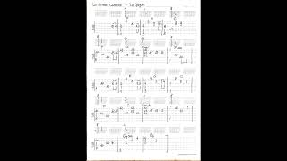 La donna cannone  spartito tablature per chitarra  intro [upl. by Zumstein]