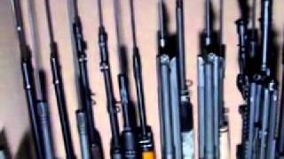 installing rifle rods in gun safe [upl. by Lyreb]