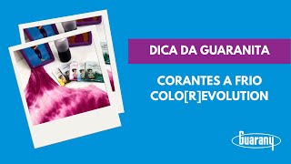 Aprenda Tie Dye com a Guaranita usando Colorevolution [upl. by Ahsenat]