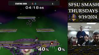 SFSU Smash Thursdays  9192024 ft KungFuKenny Peepeetubig Jp MarsBars and more [upl. by Aitercal91]