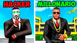 Me pasé por Hacker para ACABAR con los MILLONARIOS de GTA V [upl. by Greenman468]