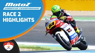 Highlights  Race 2  Estoril 2017  Moto2  FIM CEV Repsol [upl. by Arraeic636]