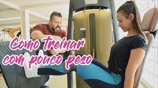 TREINO FEMININO  COMO TREINAR PERNAS COM POUCO PESO [upl. by Elenaj]