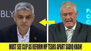 Reform MP RUTHLESSLY DESTROYS Sadiq Khan In Front Of Thousands Following ‘knighthood’ Nonsense [upl. by Treborsemaj]