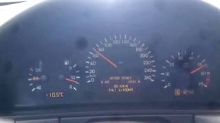 Mercedes W210 E240 V6  LPG 0100 Acceleration [upl. by Leunas]