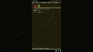 Create a Dynamic Wave Animation with Python shorts python cod [upl. by Hasin]