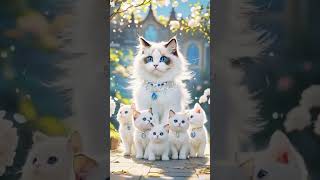 Cute Kitten amp Cute Kitten Babys lyrics kitten cutekittten [upl. by Wan]