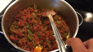 Receta de longaniza con nopales [upl. by Nairadas]