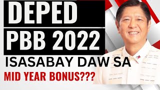 DEPED PBB 2022 ISASABAY DAW SA MID YEAR BONUS [upl. by Stoat]