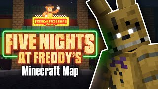 Five Nights at Freddys Movie but in Minecraft  Map Release Trailer [upl. by Ynafit784]