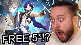 FREE 5 CHARACTER HONKAI STAR RAIL IS BACK 16 LIVESTREAM REACTION [upl. by Simonetta]