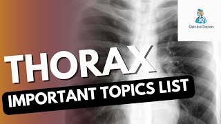 Thorax anatomy important topics list for first professional MBBS exams mbbsmotivation mbbs [upl. by Fin]