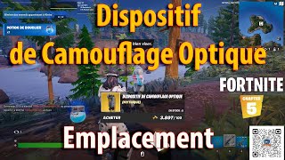 Utiliser le Dispositif de Camouflage Optique Fortnite Astuce Guide Emplacement [upl. by Fleeman]