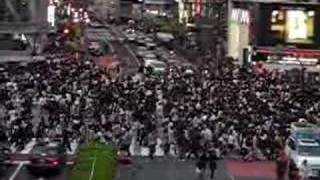 Saturday afternoon at Shibuya Crossing Tokyo [upl. by Anamor33]