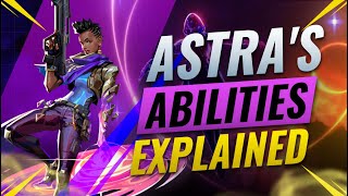 NEW AGENT ASTRA ALL ABILITIES REVEALED amp EXPLAINED  Valorant [upl. by Nylidnam]