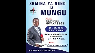 2 NGUVU YA SAUTI YA DAMU YA YESU KATIKA MIFUMO  MWL CHRISTOPHER MWAKASEGE [upl. by Alyled713]