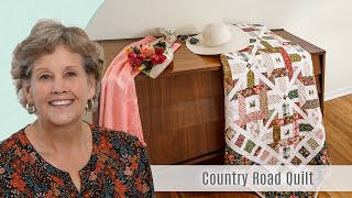 How to Make a Country Roads Quilt  Free Project Tutorial [upl. by Gentes]