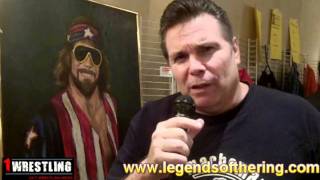 LANNY POFFO WITH OX BAKER amp PAYS TRIBUTE TO BROTHER RANDY SAVAGEwmv [upl. by Albie]