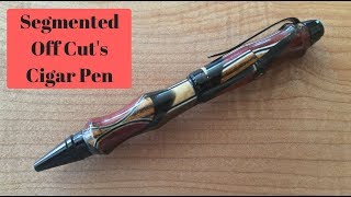 Part 2 A Segmented Offcut pen [upl. by Forkey634]