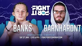 FIGHT FOR IT 18 JR Banks vs Trey Barnhardt [upl. by Ahtar623]