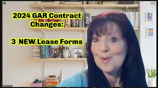 2024 GAR Contract Changes  3 New Lease Forms NEWGARCONTRACT LEASES [upl. by Aynekal]