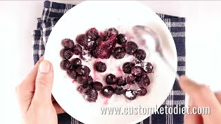 KETO DIET  DIET RECIPE 83 KETO BLUEBERRY CHEESECAKE PARFAIT [upl. by Davida]