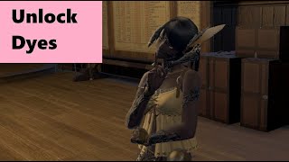 How to unlock dyes in FFXIV [upl. by Darreg643]