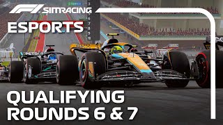 Qualifying I F1 Sim Racing World Championship 20232024 I Round 6 amp 7 I Zandvoort amp Austin [upl. by Lacee250]