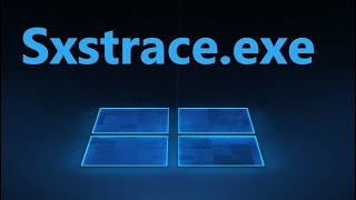 Диагностика инструментом Sxstraceexe в командной строке [upl. by Britton]