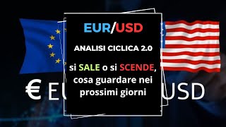 Analisi Ciclica 20 EURUSD si SALE o si SCENDE cosa guardare nei prossimi giorni [upl. by Osbourne]